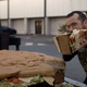 Image for article titled Big ol’ vegan burger sets Guinness World Record